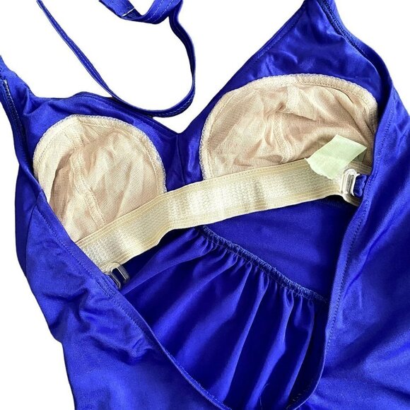 Vintage ILGWU Retro Vibes One Piece Swim Suit | Violet | Size 14 - Picture 8 of 10